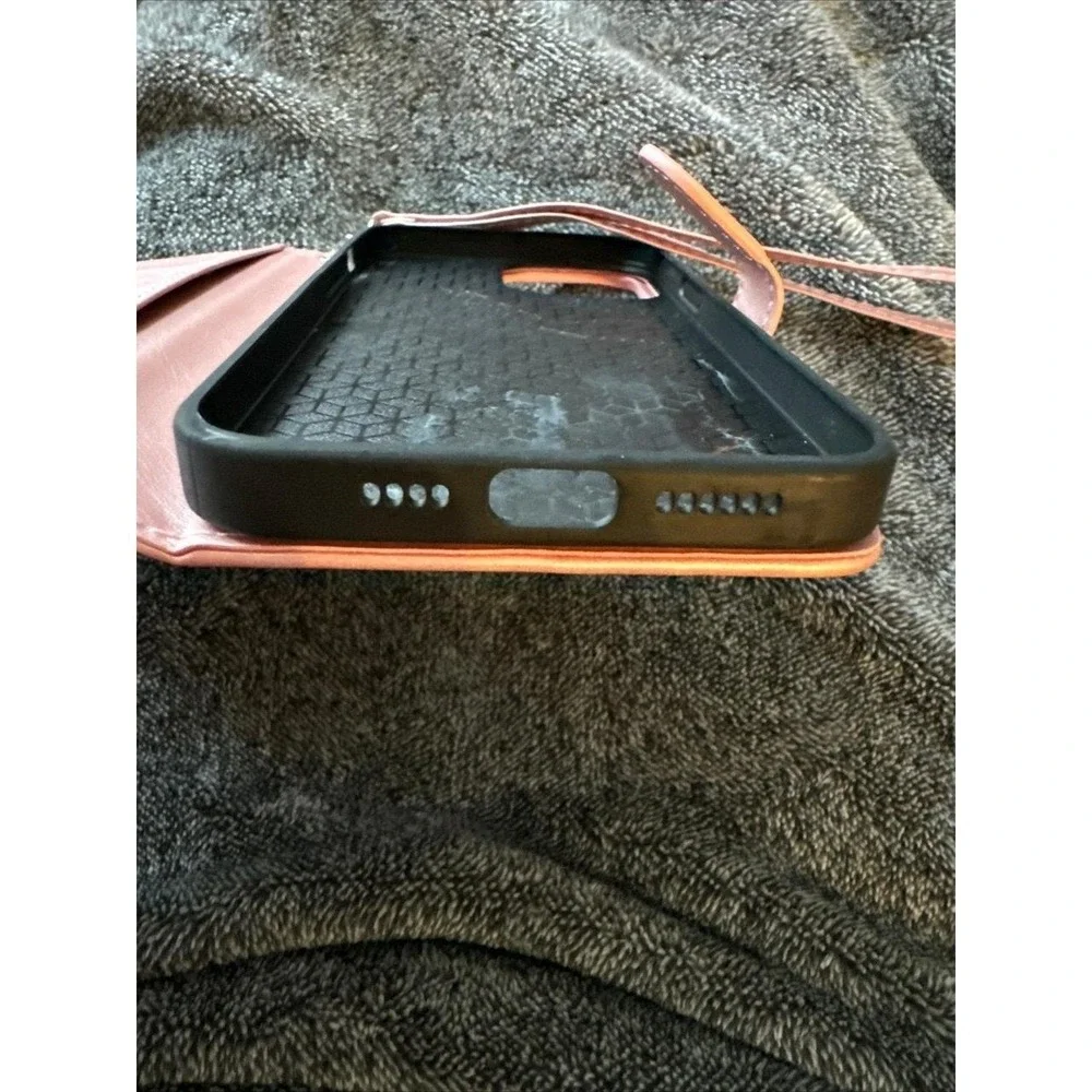 Pink wallet, iPhone case for 13 Pro Max‎